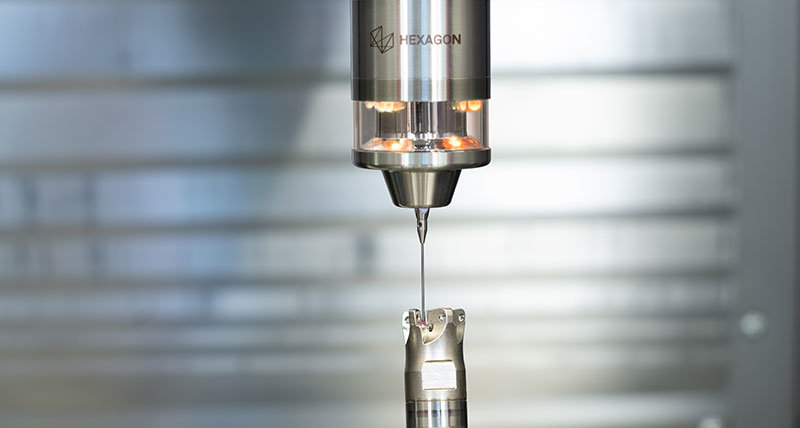 Hexagon innovates inspection of fragile parts with low force, infrared machine tool probe